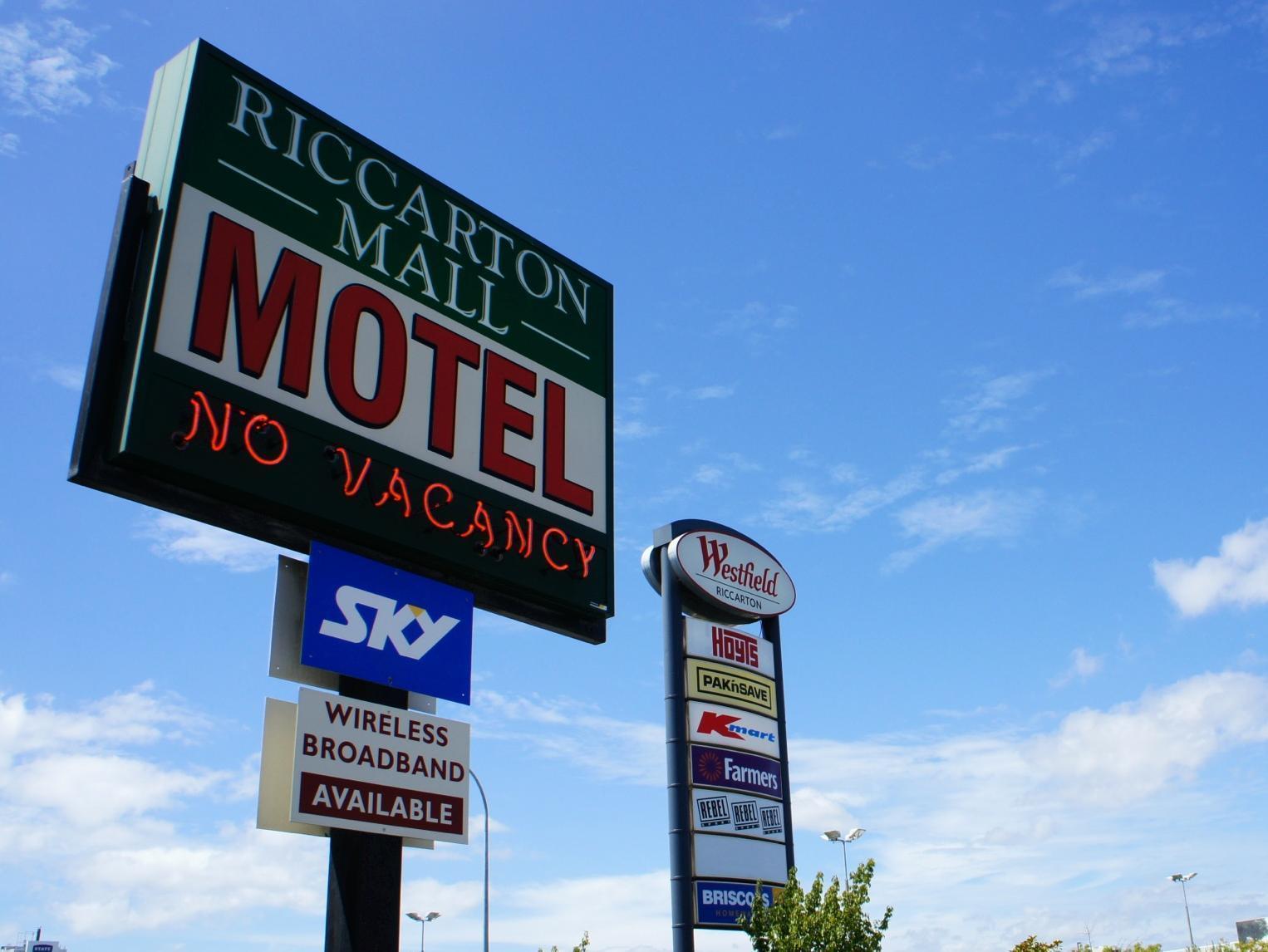 Riccarton Mall Motel Christchurch Exterior foto